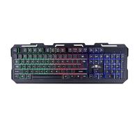 NO FEAR Teclado Gaming QWERTY LUZ RGB