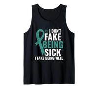 No Finjo Estar Enfermo - Conciencia Sobre Pots. Camiseta sin Mangas
