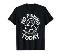 No Fishing Today Funny Fishing Humor For Fisherman Dads Camiseta
