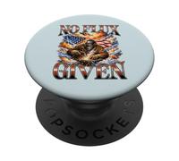 No Flux Given Welder Bandera Americana Comerciante Patriótico PopSockets PopGrip Adhesivo