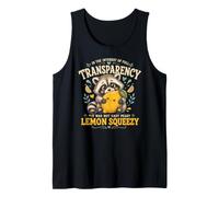 No fue fácil Peasy Lemon Squeezy - Funny Raccoon Camiseta sin Mangas