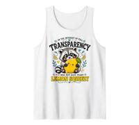 No fue fácil Peasy Lemon Squeezy - Funny Raccoon Camiseta sin Mangas