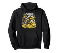 No fue fácil Peasy Lemon Squeezy - Funny Raccoon Sudadera con Capucha