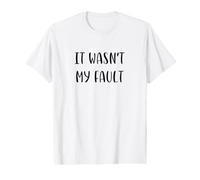 No fue mi Culpa Funny Idea White Lie Party Camiseta gráfica económica