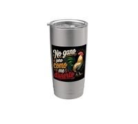 No Gano Pero Como Me Divierto Vaso térmico de acero inoxidable de doble pared
