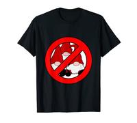 No Gnomes Permitido Gnomo Hater Anti Gnomos Camiseta