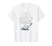 No Golf Today Divertido Golfista Triste Deportes Humor Golf Camiseta gráfica económica, Hombre, Blanco, L