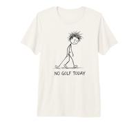 NO Golf Today - Figura Divertida de Palo Triste Golfer Man Camiseta Premium