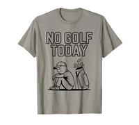 No Golf Today Funny Sad Stickman Golfer Humor Golfers Camiseta