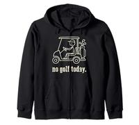 No Golf Today Funny Triste Stickman Golfing Golfing Golfer Sudadera con Capucha