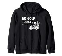 No Golf Today Funny Triste Stickman Golfing Golfing Golfer Sudadera con Capucha