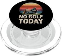 No Golf Today Golfista sarcástico Hombre palo triste Broma de golf PopSockets PopGrip para MagSafe