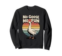 No Goose No Fun Retro Farm Goose Humor Divertido Sudadera