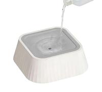 No gotea waterBowl - 37 oz gran capacidad a prueba de derrames, cuenco de agua para perros lentos con base antideslizante para cachorros bebiendo piso coche Crate Travel | Apartamento Hardwood Floor