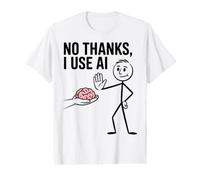 No, Gracias, Uso Ai Meme Funny Machine Learning Ciencia de Datos Camiseta gráfica económica