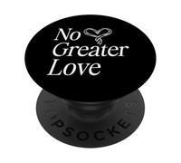 No Greater Love Christian Inspirational Bible Reader Iglesia PopSockets PopGrip Adhesivo
