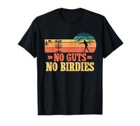 No Guts No Birdies Disco Golf Basket Camiseta