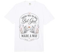 No había Manera Sino Que Dios Hizo un Camino la fe Cristiana Comfort Colors Adult Heavyweight T-Shirt
