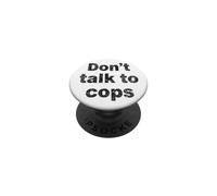 No hables con los policías | Conozca Sus Derechos - Angustiado PopSockets PopGrip Adhesivo
