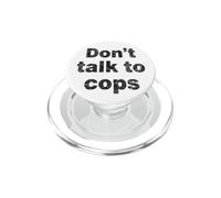 No hables con los policías | Conozca Sus Derechos - Angustiado PopSockets PopGrip para MagSafe