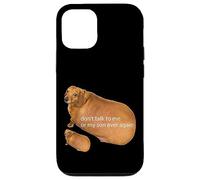No Hables Conmigo O Mi Hijo Nunca Más Divertido Dachshund Meme Carcasa para iPhone 12/12 Pro
