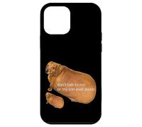 No Hables Conmigo O Mi Hijo Nunca Más Divertido Dachshund Meme Carcasa para iPhone 12 mini