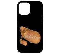 No Hables Conmigo O Mi Hijo Nunca Más Divertido Dachshund Meme Carcasa para iPhone 12 Pro Max