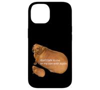 No Hables Conmigo O Mi Hijo Nunca Más Divertido Dachshund Meme Carcasa para iPhone 14