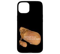 No Hables Conmigo O Mi Hijo Nunca Más Divertido Dachshund Meme Carcasa para iPhone 15 Plus