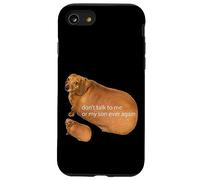No Hables Conmigo O Mi Hijo Nunca Más Divertido Dachshund Meme Carcasa para iPhone SE (2020) / 7 / 8