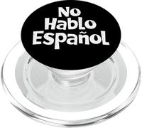 No Hablo Español Frases Divertidas en Español Idioma Español PopSockets PopGrip para MagSafe