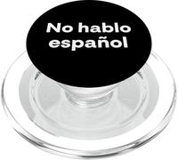 No Hablo español. Palabra Divertida en español PopSockets PopGrip para MagSafe