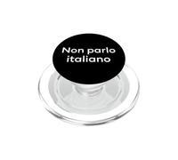 No Hablo Italiano. Palabra Divertida en Italiano PopSockets PopGrip para MagSafe