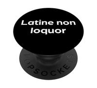 No Hablo latín Idioma de Palabras Latinas Divertidas PopSockets PopGrip Adhesivo