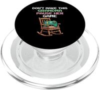 No Haga Que Esta Abuela Pausa Su Juego Video Gamer PopSockets PopGrip para MagSafe