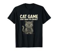 No Hagas Contacto Visual con tu Gato perdido, Juego Feline Fun Camiseta