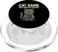 No Hagas Contacto Visual con tu Gato perdido, Juego Feline Fun PopSockets PopGrip para MagSafe