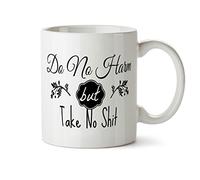 No Hagas Daño Pero No Te Dejes Pisotear Taza De Café Con Asa Tazas Cerámica Taza Para Café Té Zumo 330Ml
