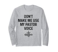 No Hagas Que mamá Use mi Voz de Pastor | Divertida Iglesia Cristiana Manga Larga