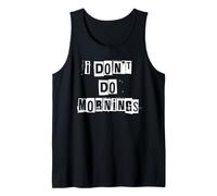 No Hago mañanas Camiseta sin Mangas