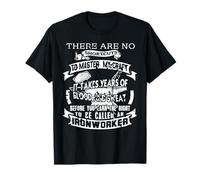 No Hay Atajos Orgullo Obrero De Hierro Camiseta