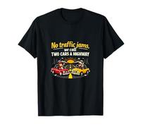 No Hay Atascos de tráfico, Dos Coches, una Insignia de Orgullo Local en la autopista Camiseta