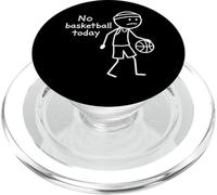 No Hay Baloncesto Hoy, Divertido Jugador de Baloncesto de Figura de Palo Triste PopSockets PopGrip para MagSafe
