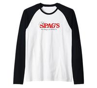 No hay bolsas en SPAG'S Shrewsbury Defunct Store Nostalgia Vintage Camiseta Manga Raglan