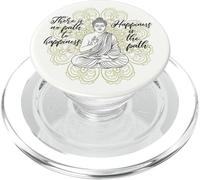 NO Hay Camino hacia LA Felicidad Buddha Buda Meditando Mandala PopSockets PopGrip para MagSafe