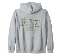 NO Hay Camino hacia LA Felicidad Buddha Buda Meditando Mandala Sudadera con Capucha