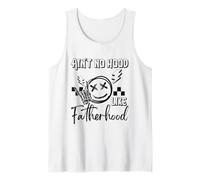 No hay capucha como la paternidad Retro Papá Día del Padre Camiseta sin Mangas