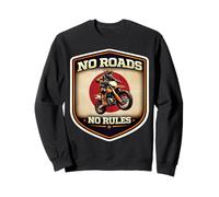 No Hay Carreteras Ninguna Regla Motocross Motocross Dirt Bike Rider Japón Moto Sudadera