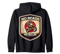 No Hay Carreteras Ninguna Regla Motocross Motocross Dirt Bike Rider Japón Moto Sudadera con Capucha