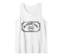 No Hay Concierto Hoy Amantes de la música Triste Divertido Camiseta sin Mangas